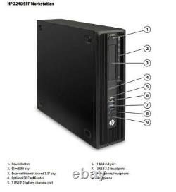HP Z240 Workstation SFF i5-7500 / i7-7700 & up to 32GB RAM+2TB SSD+4TB HD+Win11