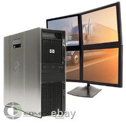 HP Z600 Desktop PC 4 monitor support 6GB 250GB Win10 for Dispatching Logistics