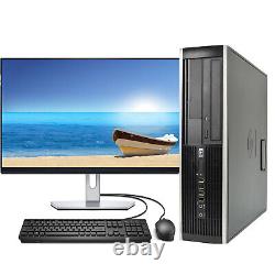 HP i5 Desktop Computer PC, up to 16GB RAM, 2TB SSD, 22 LCD, Windows 10 Wi-Fi