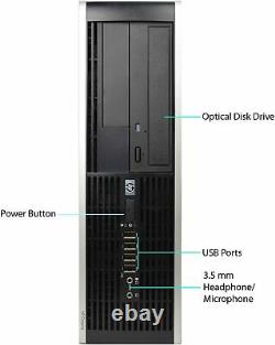 HP or Dell Desktop Computer 16GB 2TB 512GB SSD Core i5 Windows 10 PC 24 22 LCD