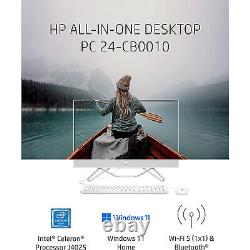 Hewlett Packard 23.8 Intel Celeron J4025 8GB/256GB SSD All-in-One Desktop PC, 2