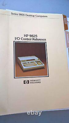 Hewlett packard HP 9825 Desktop Computer I/O Control Reference Manual