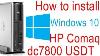 How To Install Windows 10 On HP Compaq Dc7800 Usdt Pc Ep 292