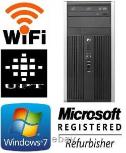 Hp Intel Dual Core Tower Windows 7/10 160GB 4GB/8GB WiFi PC Desktop DVD/RW