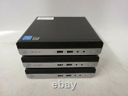 Lot of 3-HP ProDesk 400 G3 DM Pentium G4400T 2.90GHz 4GB No HDD No OS