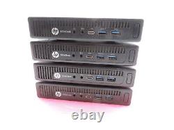Lot of 4 HP EliteDesk 800 G2 i5-6500T 6th GEN 3.20GHz 8GB RAM 500GB desktop