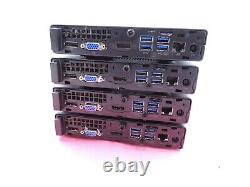 Lot of 4 HP EliteDesk 800 G2 i5-6500T 6th GEN 3.20GHz 8GB RAM 500GB desktop