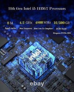 Mini PC, Intel I5-1135G7 Thunderbolt 4 Mini Desktop Computer 16GB DDR4 512GB SSD