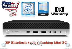 NEW HP EliteDesk 800 G5 Computer Intel Core i5 9th Gen 8GB 256GB 3G437US#ABA