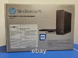 NEW HP SLIM DESKTOP PC COMPUTER INTEL 3.4GHz 4GB 1TB 7200RPM DVDRW S01-PF1013W