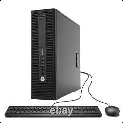 NIB HP A10 PRO Elitedesk 705 G1 SFF Desktop Computer 4GB RAM 500GB HD Withextras