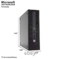 NIB HP A10 PRO Elitedesk 705 G1 SFF Desktop Computer 4GB RAM 500GB HD Withextras