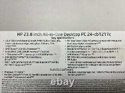 New HP 23.8 All-in-One Desktop Ryzen 3 8GB Ram 256GB SSD 1TB HDD 24-cb1217c