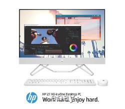 New HP 27 TouchScreen All-in-One Desktop PC 12th Gen i5 4.4GHz 16GB 1TB SSD W11