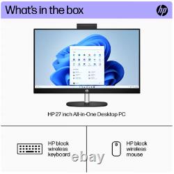 New HP 27 TouchScreen All-in-One Desktop PC AMD Ryzen 7 12GB RAM 1TB SSD Win 11