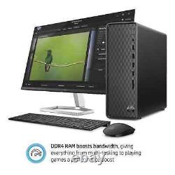 New HP S01 Slim Desktop PC & 27 Monitor 10th Gen Core I3 3.70ghz 16GB 256GB SSD