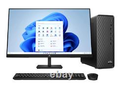 New HP S01 Slim Desktop PC & 27 Monitor 12th Gen Core i3 4.30ghz 8GB 512GB SSD