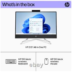 New Hp 22 All-In-One Desktop Computer Pentium Silver 3.2GHz 16GB 256GB SSD W11