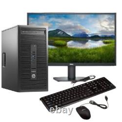 SALE HP Desktop Computer PC up to 16GB RAM 1TB SSD 20/22in LCD Win11Pro WiFi