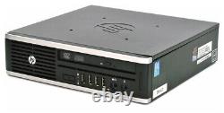 Slim Fast PC HP 8200 USFF Mini Desktop Computer Core i5 4GB 500GB DVD WiFi Win10