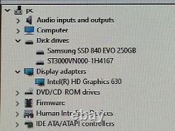 Windows 11 HP 280 G3 Tower PC Intel i5-7500 3.4GHz 16GB 256GB 3TB HDD HDMI j